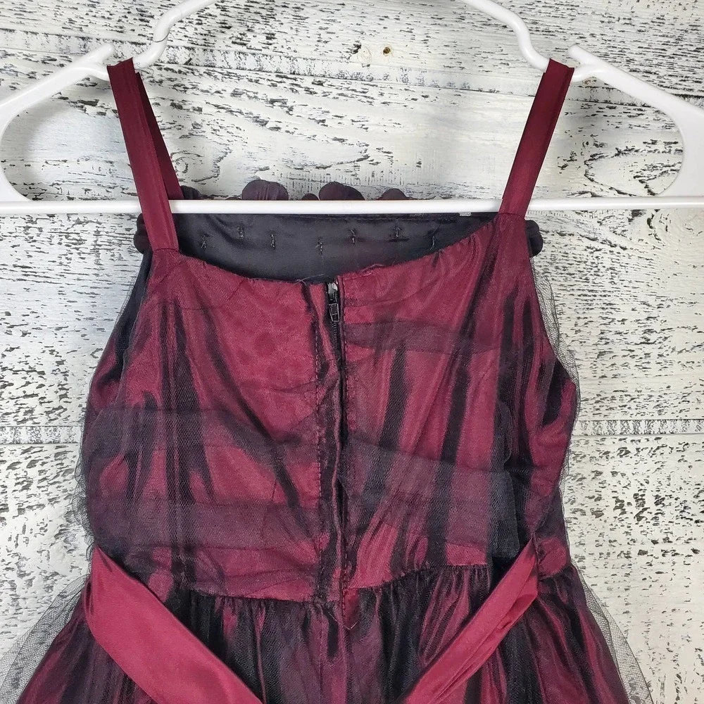 Amber Celeste for Biscotti Belted Formal Holiday Birthday Floral Dress Size 6X